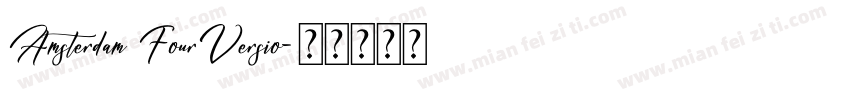 Amsterdam FourVersio字体转换